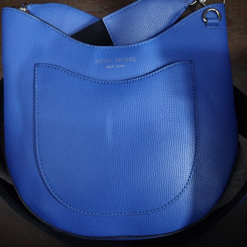 Authentic deep dark blue HENRI BENDEL crossbody purse